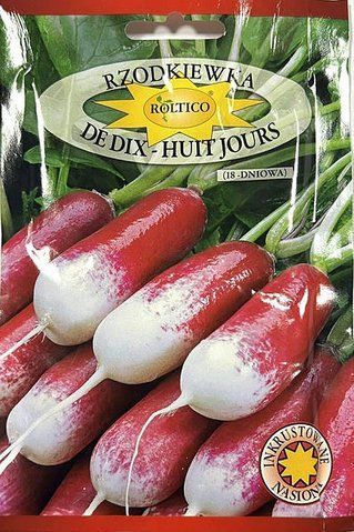 Насіння редиски De Dix-Huit Jours - 18 днів 20г Польща ТМ ROLTICO 0463 фото