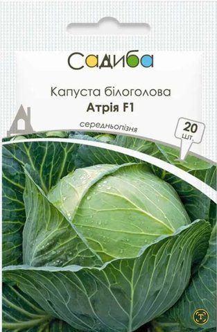Капуста білоголова Атрія F1 20шт 26106 фото
