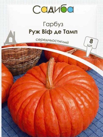 Гарбуз Руж Віф де Тамп 8 шт 13567099 фото